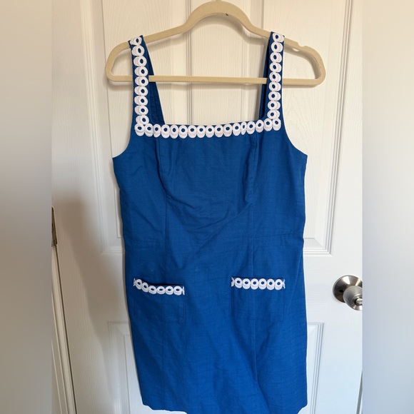 Lilly Pulitzer Pants - Lilly Pulitzer Blue Jumpsuit with White Trim